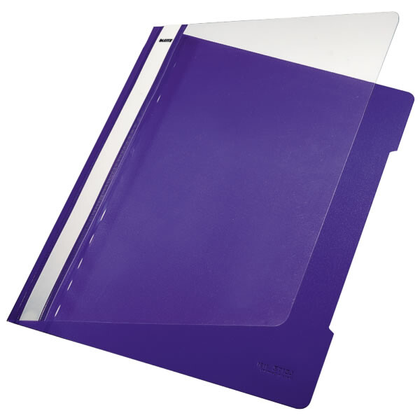 Sichthefter Leitz 4191 - A4 310 x 233 mm violett mit Beschriftungsfeld reißfeste PVC-Folie