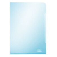 Sichthülle Leitz Super Premium 4153 - A4 315 x 220 mm blau oben/rechts offen 0,15 mm PVC-Hartfolie Pckg/100