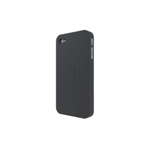 Smartphone Hartschale Leitz Complete 6257 - schwarz für iPhone 4/4S mit Standfuß