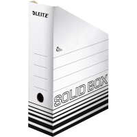 Stehsammler Leitz Solid 4607 - A4 100 x 320 x 260 mm weiß Recyclingkarton