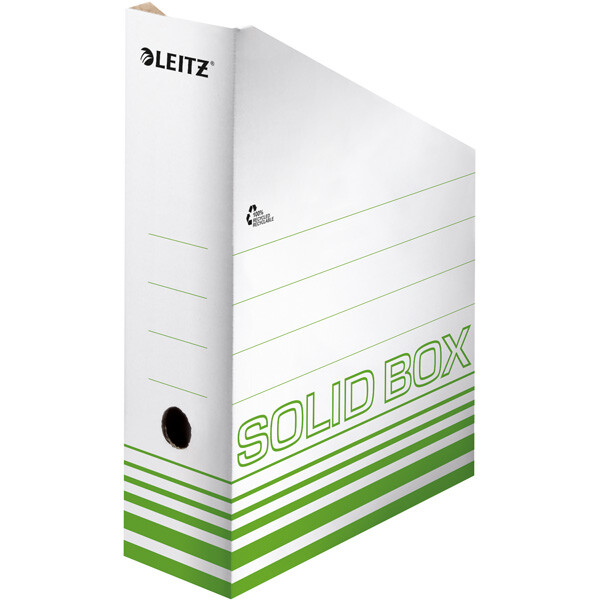 Stehsammler Leitz Solid 4607 - A4 100 x 320 x 260 mm hellgrün Recyclingkarton