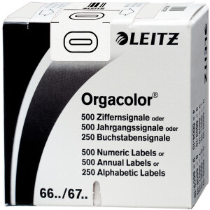 Ziffernsignal Leitz Orgacolor 6600 - 30 x 23 mm...