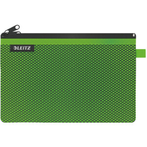 Zipbeutel Leitz WOW 4013 - Größe L 230 x 150 mm grün mit Reißverschluss Nylon