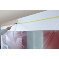 Abdeckfolie tesa Easy Cover 4365 - 550 mm x 33 m farblos Kreppband für Industrie/Gewerbe-Anwendungen