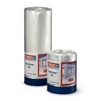 Abdeckfolie tesa Easy Cover UV 4369 - 1100 mm x 14 m transparent Gewebeband für Industrie/Gewerbe-Anwendungen