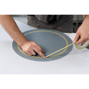 Abdeckband tesa tesaflex 4174 - 6 mm x 33 m pastellgrün PVC-Klebeband für Industrie/Gewerbe-Anwendungen