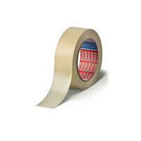 Abdeckband tesa tesakrepp 4329 - 25 mm x 50 m pastellgelb Kreppband für Industrie/Gewerbe-Anwendungen