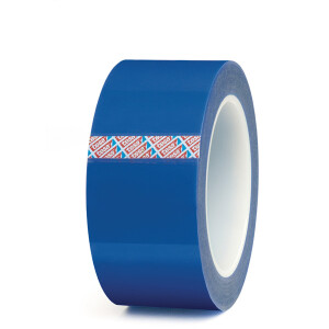 Abdeckband tesa 50650 - 66 mm x 25 m blau PET Silikonband für Industrie/Gewerbe-Anwendungen