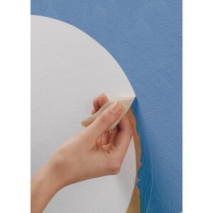 Abdeckband tesa Malerkrepp Kurven 56533 - 25 mm x 25 m beige Kreppband für Privat/Endverbraucher-Anwendungen