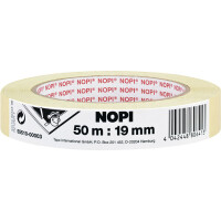 Abdeckband tesa NOPI Malerkrepp 55510 - 19 mm x 50 m chamois Kreppband für Privat/Endverbraucher-Anwendungen