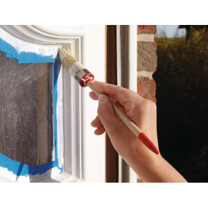 Abdeckband tesa Malerband Precision Outdoor 56250 - 25 mm x 25 m blau Kreppband für Privat/Endverbraucher-Anwendungen