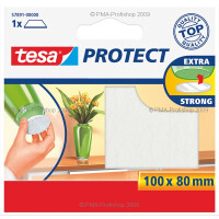 Filzgleiter tesa Protect 57891 - 100 x 80 mm weiß
