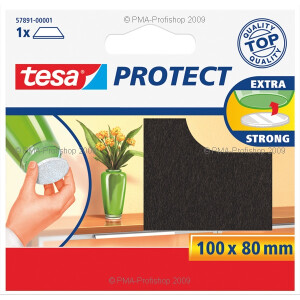 Filzgleiter tesa Protect 57891 - 100 x 80 mm braun