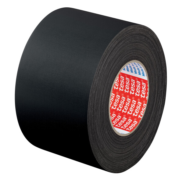 Gewebeklebeband tesa tesaband 4651 - 12 mm x 50 m schwarz für Industrie/Gewerbe-Anwendungen