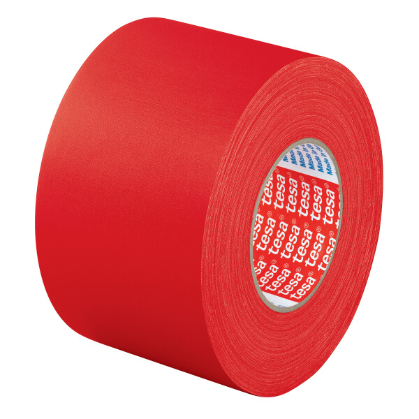 Gewebeklebeband tesa tesaband 4651 - 38 mm x 50 m rot für Industrie/Gewerbe-Anwendungen