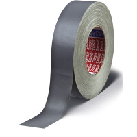 Gewebeklebeband tesa 4657 - 12 mm x 50 m grau für Industrie/Gewerbe-Anwendungen