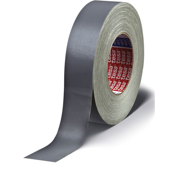 Gewebeklebeband tesa 4657 - 15 mm x 50 m grau für Industrie/Gewerbe-Anwendungen