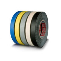 Gewebeklebeband tesa tesaband 4661 - 19 mm x 50 m schwarz kunststoffbeschichtetes Band für Industrie/Gewerbe-Anwendungen