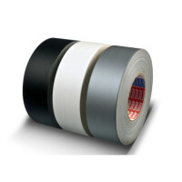 Gewebeklebeband tesa tesaband 53949 - 50 mm x 50 m schwarz-matt Mattband für Industrie/Gewerbe-Anwendungen
