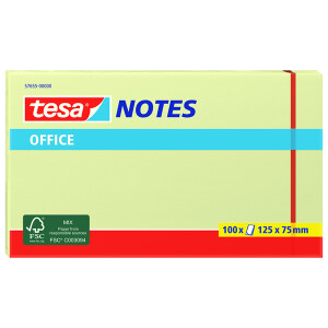 Haftnotizen tesa Office Notes 57655 - 75 x 125 mm gelb...