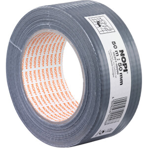 Reparaturband tesa NOPI 56301 - 50 mm x 50 m silber Gewebeklebeband für Privat/Endverbraucher-Anwendungen
