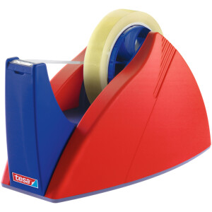 Klebefilm Tischabroller tesa Easy Cut Professional 57422 - bis 25 mm x 66 m rot/blau einzeln