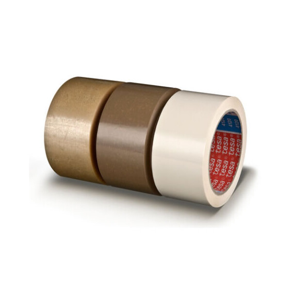 Verpackungsklebeband tesa tesapack 4120 - 12 mm x 66 m farblos PVC-Band für Industrie/Gewerbe-Anwendungen
