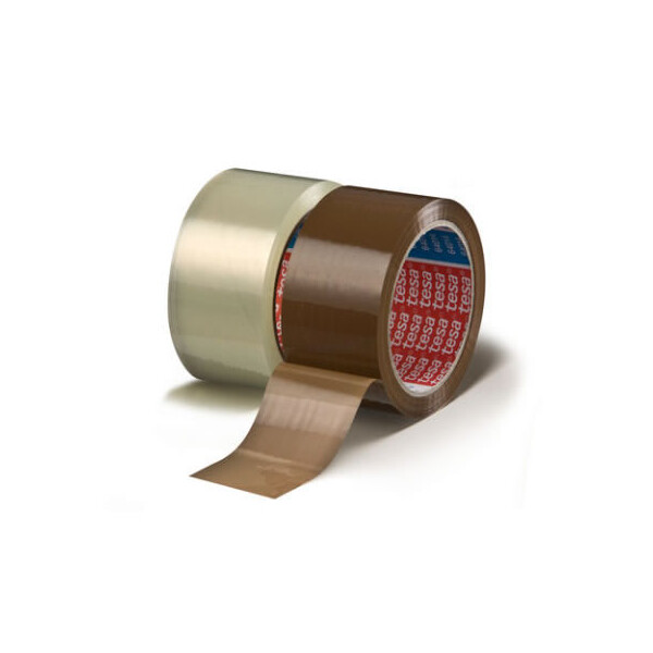 Verpackungsklebeband tesa tesapack 64014 - 50 mm x 100 m chamois PP-Band für Industrie/Gewerbe-Anwendungen