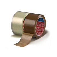 Verpackungsklebeband tesa tesapack 64014 - 50 mm x 100 m chamois PP-Band für Industrie/Gewerbe-Anwendungen