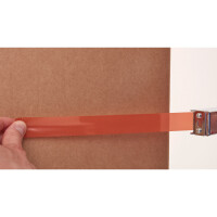 Verpackungsklebeband tesa Strapping 64286 - 12 mm x 66 m orange PP-Band für Industrie/Gewerbe-Anwendungen