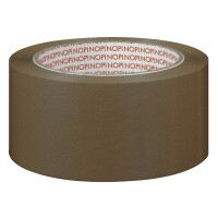 Verpackungsklebeband tesa NOPI Pack Classic 57215 - 50 mm x 66 m braun PVC-Band für Privat/Endverbraucher-Anwendungen