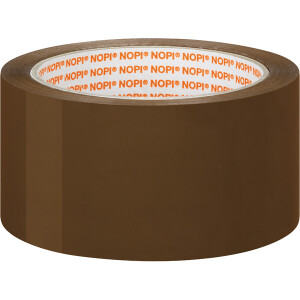 Verpackungsklebeband tesa NOPI Pack Universal 57953 - 50 mm x 66 m braun PP-Band für Privat/Endverbraucher-Anwendungen