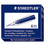 Füllhalter Tintenpatrone Staedtler 480 - blau Kurz Pckg/6