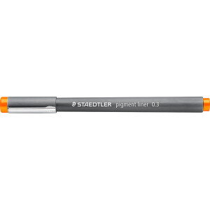 Pigmentliner Staedtler 30803-4 - orange 0,3 mm lange Metallspitze