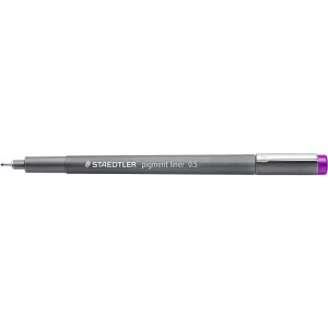 Pigmentliner Staedtler 30805-6 - violett 0,5 mm lange Metallspitze
