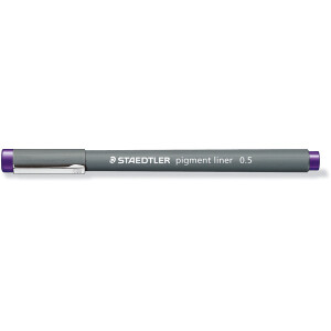 Pigmentliner Staedtler 30805-6 - violett 0,5 mm lange Metallspitze