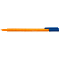 Fasermaler Staedtler triplus color 323 - orange 1 mm Rundspitze Tinte auf Wasserbasis ergonomischer Dreikantschaft