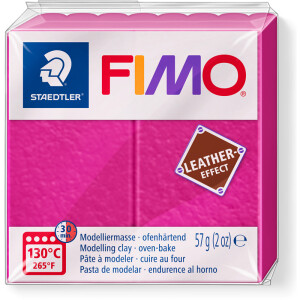 Modelliermasse Staedtler FIMO effect Leder 8010 - beere lederfarbend ofenhärtend 57 g