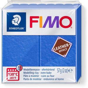 Modelliermasse Staedtler FIMO effect Leder 8010 - indigo...