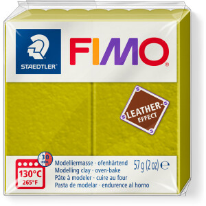 Modelliermasse Staedtler FIMO effect Leder 8010 - olive...