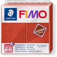 Modelliermasse Staedtler FIMO effect Leder 8010 - rost lederfarbend ofenhärtend 57 g