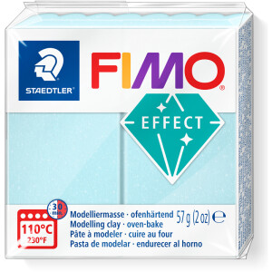 Modelliermasse Staedtler FIMO effect 8020 - eiskristallblau edelsteinfarbend ofenhärtend 57 g