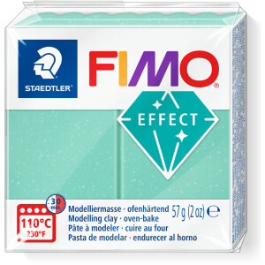 Modelliermasse Staedtler FIMO effect 8020 - jade edelsteinfarbend ofenhärtend 57 g