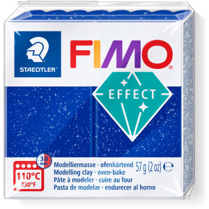 Modelliermasse Staedtler FIMO effect 8020 - blau glitter...