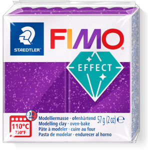 Modelliermasse Staedtler FIMO effect 8020 - lila glitter...