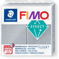 Modelliermasse Staedtler FIMO effect 8020 - silber metallic ofenhärtend 57 g