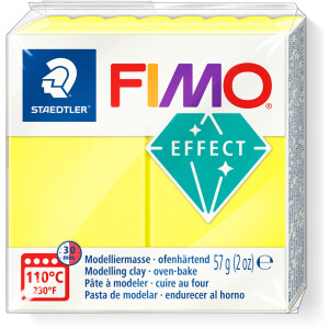 Modelliermasse Staedtler FIMO effect Neon 8010 - gelb...