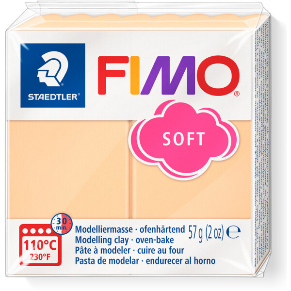 Modelliermasse Staedtler FIMO effect 8020 - pfirsich pastell ofenhärtend 57 g