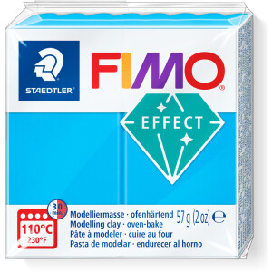 Modelliermasse Staedtler FIMO effect 8020 - blau...