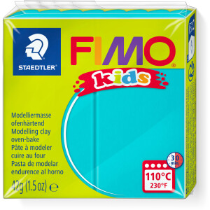 Modelliermasse Staedtler FIMO Kids 8030 - türkis normalfarbend ofenhärtend 42 g